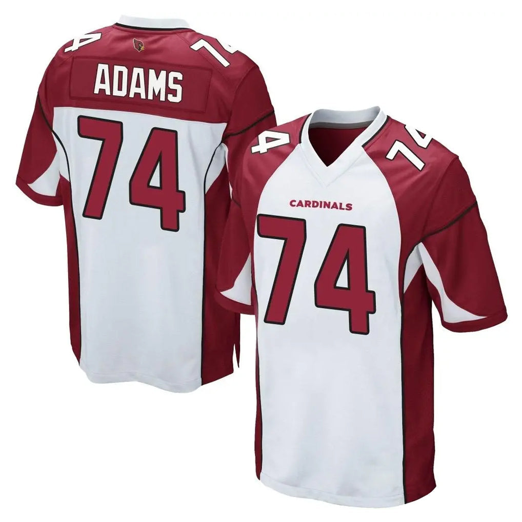 Tlead A.Cardinals #74 Isaiah Adams Player White Cardinal Home Game Stitched Jerseys