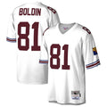 Tlead A.Cardinals #81 Anquan Boldin Player Mitchell & Ness White Legacy Replica Stitched Jerseys