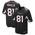 Tlead A.Cardinals #81 Travis Vokolek Player Black Game Stitched Jerseys