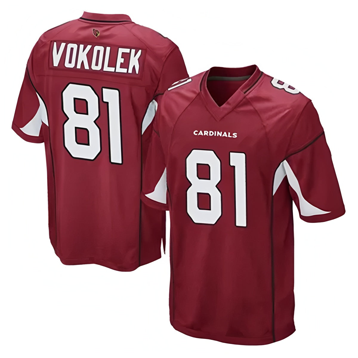 Tlead A.Cardinals #81 Travis Vokolek Player Cardinal Game Stitched Jerseys