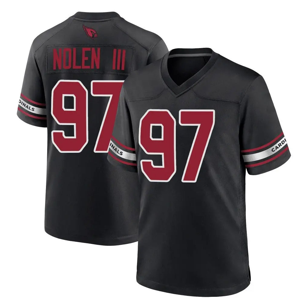 Tlead A.Cardinals #97 Walter Nolen III Player Black Alternate Game Stitched Jerseys