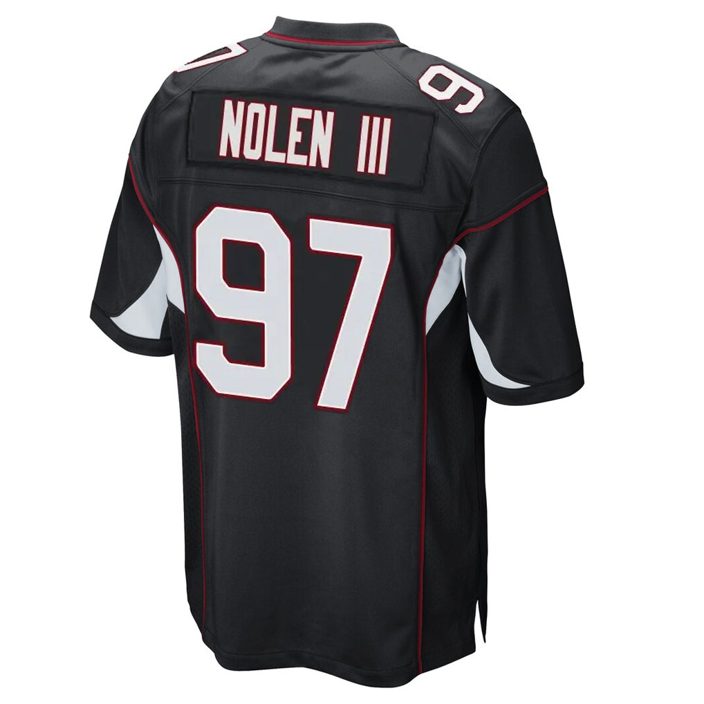 Tlead A.Cardinals #97 Walter Nolen III Player Black Home Game Stitched Jerseys