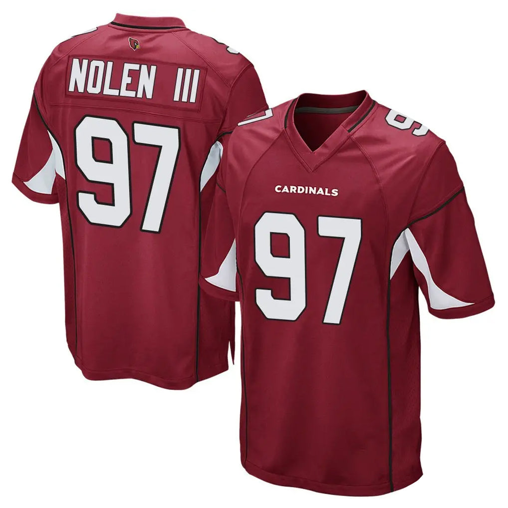 Tlead A.Cardinals #97 Walter Nolen III Player Cardinal Home Game Stitched Jerseys