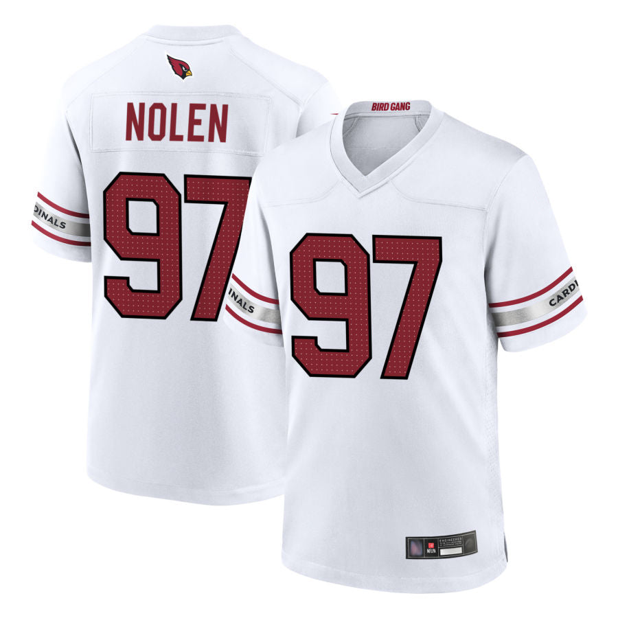 Tlead A.Cardinals #97 Walter Nolen III Player White Game Stitched Jerseys