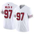 Tlead A.Cardinals #97 Walter Nolen III Player White Vapor F.U.S.E. Limited Home Game Stitched Jerseys