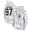 Tlead A.Cardinals #97 Walter Nolen Player Arctic Camo Salute to Service Limited Hoodies Stitched Jerseys