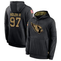 Tlead A.Cardinals #97 Walter Nolen Player Black Salute to Service Limited Hoodies Stitched Jerseys