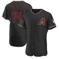 Tlead A.Diamondbacks #14 Gabriel Moreno Player Black Authentic Alternate Stitched Jerseys