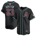 Tlead A.Diamondbacks #23 Zac Gallen Player Black Replica Game Stitched Jerseys