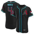 Tlead A.Diamondbacks #4 Ketel Marte Player Black Limited Stitched Jerseys