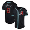 Tlead A.Diamondbacks #8 James McCann Player Black Red Limited Alternate Stitched Jersey