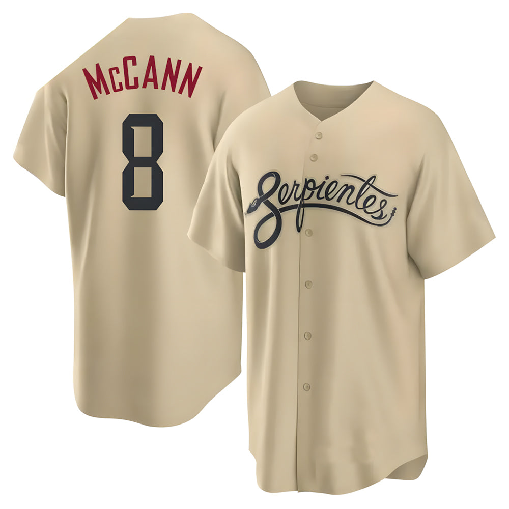 Tlead A.Diamondbacks #8 James McCann Player Gold Replica 2026 City Connect Cool Stitched Jersey