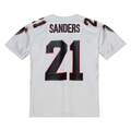 Tlead A.Falcons 1991 #21 Deion Sanders Mitchell & Ness White Authentic Throwback Retired Player Stitched Puhic Jersey