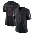 Tlead A.Falcons #0 Divine Deablo Player Black Impact Limited Game Stitched Jerseys