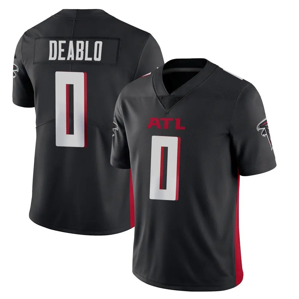 Tlead A.Falcons #0 Divine Deablo Player Black Vapor Limited Home Game Stitched Jerseys