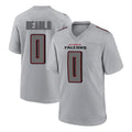 Tlead A.Falcons #0 Divine Deablo Player Gray Fashion Home Game Stitched Jerseys