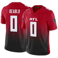 Tlead A.Falcons #0 Divine Deablo Player Red Vapor F.U.S.E. Limited Home Game Stitched Jerseys