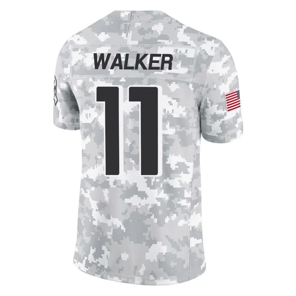 Tlead A.Falcons #11 Jalon Walker Player Arctic Camo Salute to Service Limited Stitched Jerseys