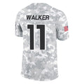 Tlead A.Falcons #11 Jalon Walker Player Arctic Camo Salute to Service Limited Stitched Jerseys