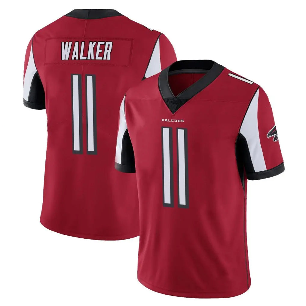 Tlead A.Falcons #11 Jalon Walker Player Red Color Vapor Untouchable Limited Home Game Stitched Jerseys