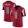 Tlead A.Falcons #11 Jalon Walker Player Red Color Vapor Untouchable Limited Home Game Stitched Jerseys
