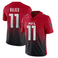 Tlead A.Falcons #11 Jalon Walker Player Red Vapor Untouchable Limited Home Game Stitched Jerseys