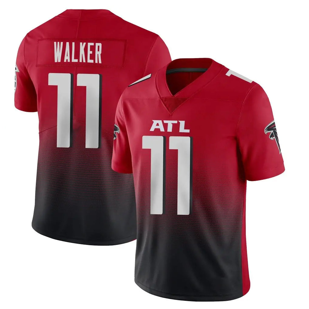 Tlead A.Falcons #11 Jalon Walker Player Red Vapor Untouchable Limited Home Game Stitched Jerseys