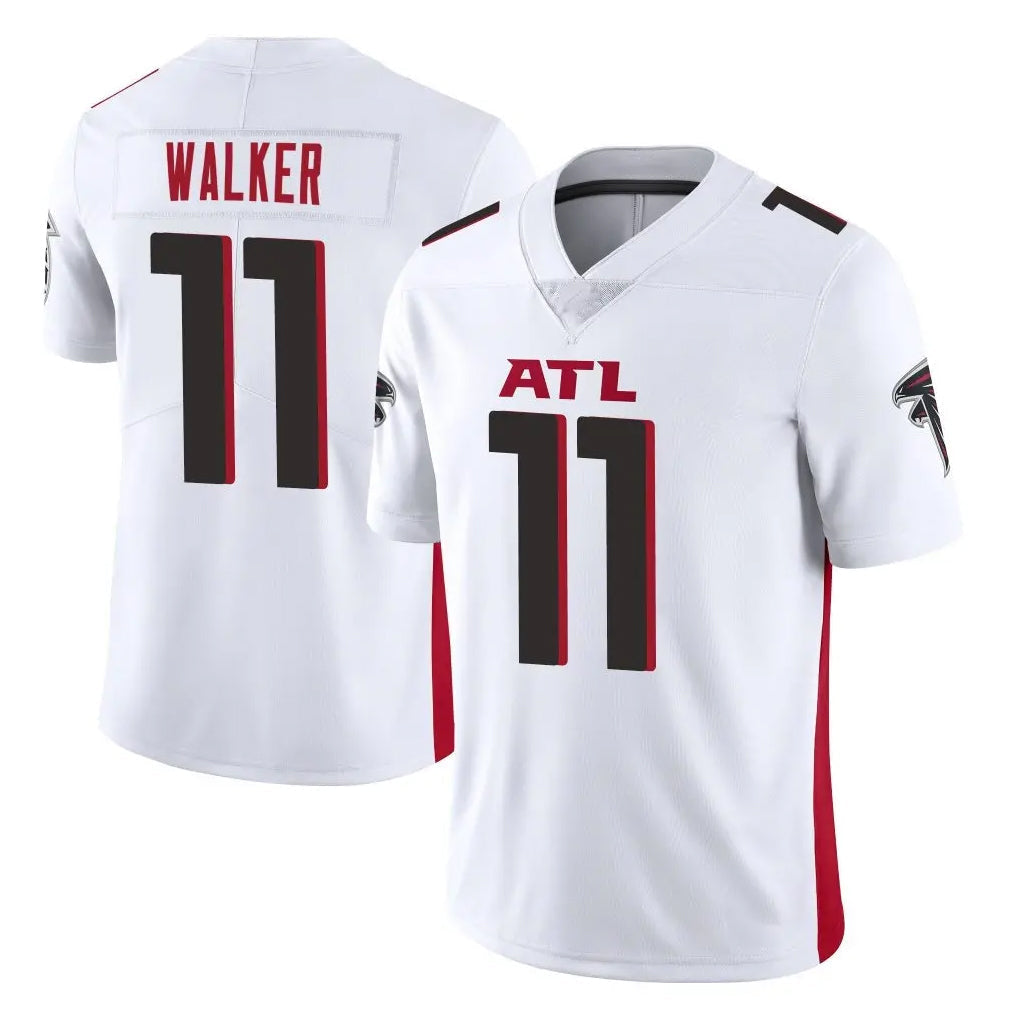 Tlead A.Falcons #11 Jalon Walker Player White Vapor Untouchable Limited Home Game Stitched Jerseys