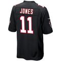 Tlead A.Falcons #11 Julio Jones Player Black Replica Game Stitched Jerseys
