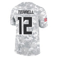 Tlead A.Falcons #12 Avieon Terrell Player Arctic Camo Salute to Service Limited Stitched Jerseys
