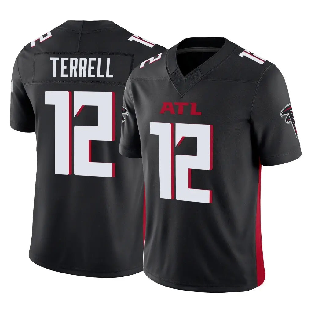 Tlead A.Falcons #12 Avieon Terrell Player Black Alternate Vapor F.U.S.E. Limited Stitched Jerseys