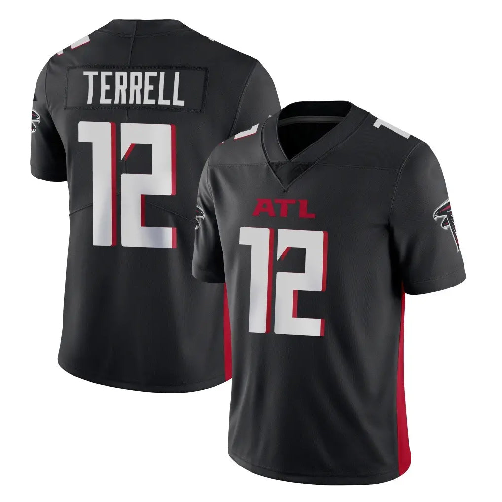 Tlead A.Falcons #12 Avieon Terrell Player Black Vapor Untouchable Limited Home Game Stitched Jerseys