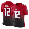 Tlead A.Falcons #12 Avieon Terrell Player Red Vapor F.U.S.E. Limited Stitched Jerseys