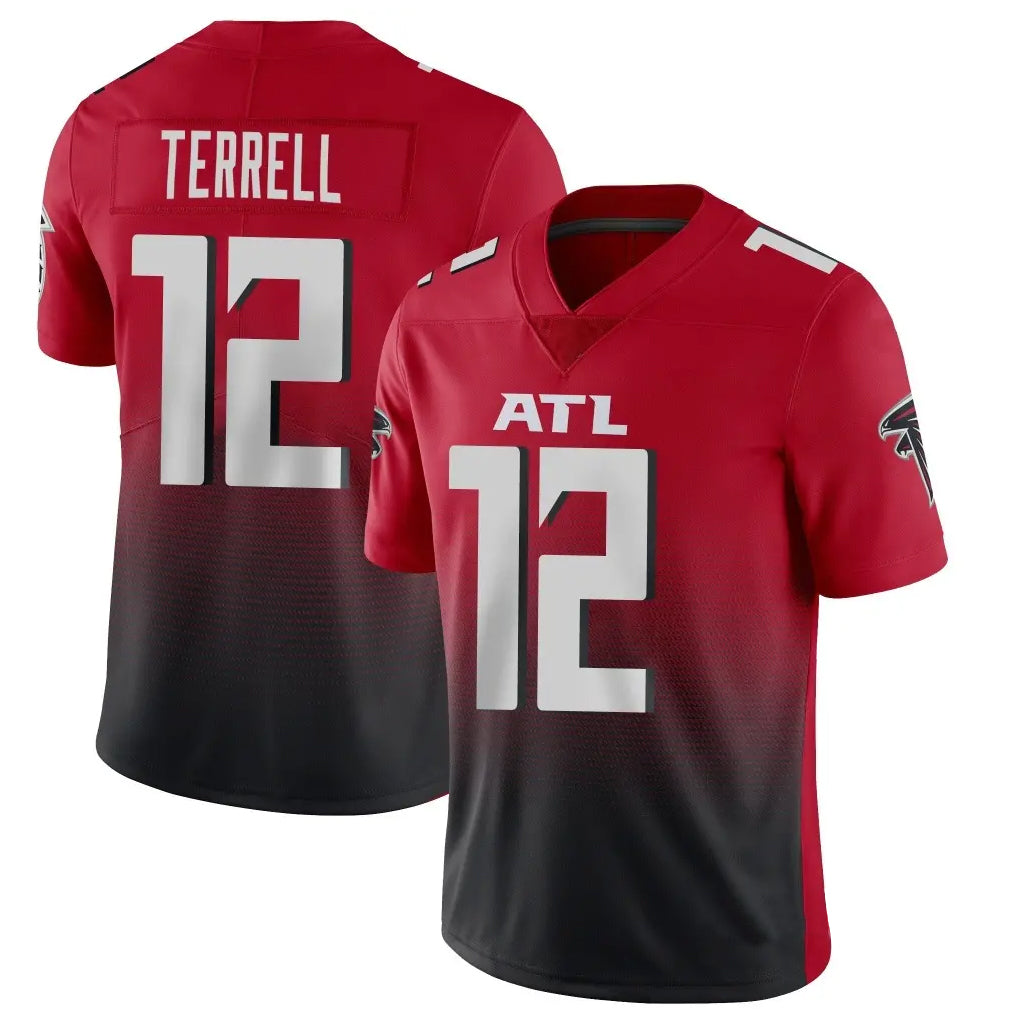 Tlead A.Falcons #12 Avieon Terrell Player Red Vapor Untouchable Limited Home Game Stitched Jerseys
