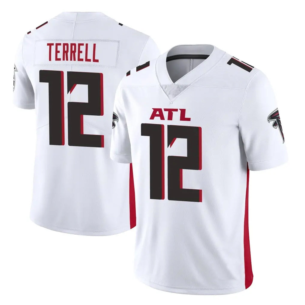 Tlead A.Falcons #12 Avieon Terrell Player White Vapor Untouchable Limited Home Game Stitched Jerseys