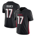 Tlead A.Falcons #17 Zachariah Branch Player Black Vapor Untouchable Limited Home Game Stitched Jerseys