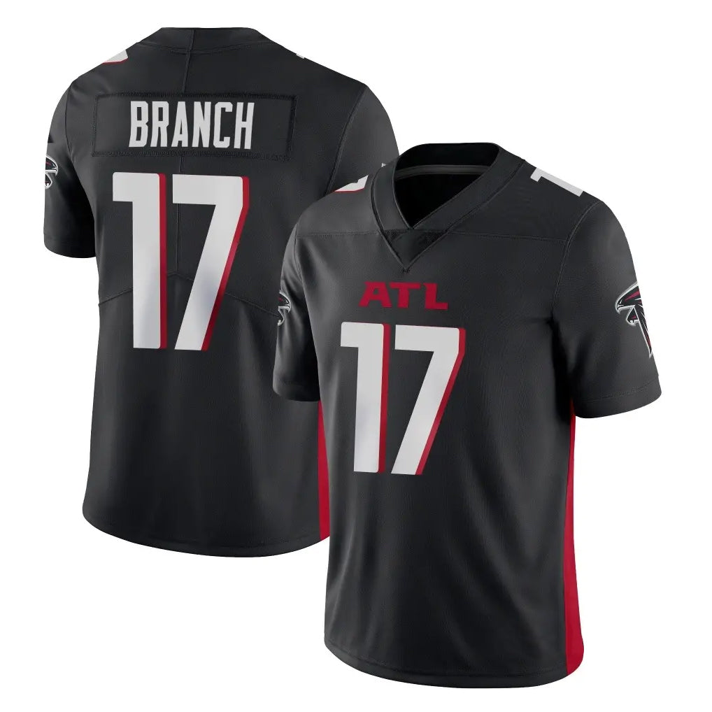 Tlead A.Falcons #17 Zachariah Branch Player Black Vapor Untouchable Limited Home Game Stitched Jerseys