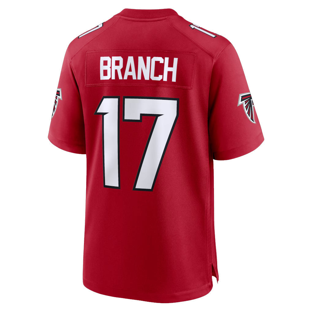 Tlead A.Falcons #17 Zachariah Branch Player Red Home Game Stitched Jerseys