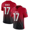Tlead A.Falcons #17 Zachariah Branch Player Red Vapor Untouchable Limited Home Game Stitched Jerseys