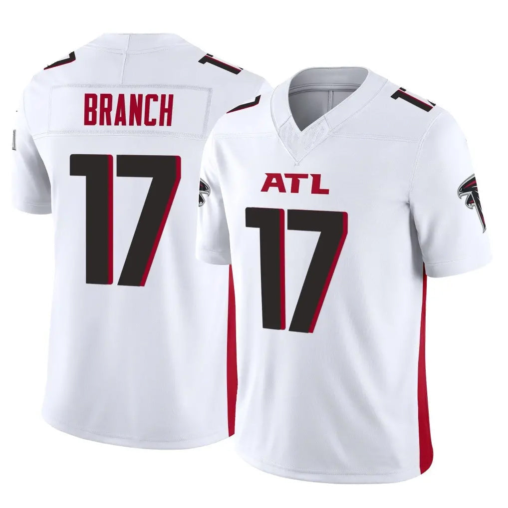 Tlead A.Falcons #17 Zachariah Branch Player White Vapor F.U.S.E. Limited Stitched Jerseys