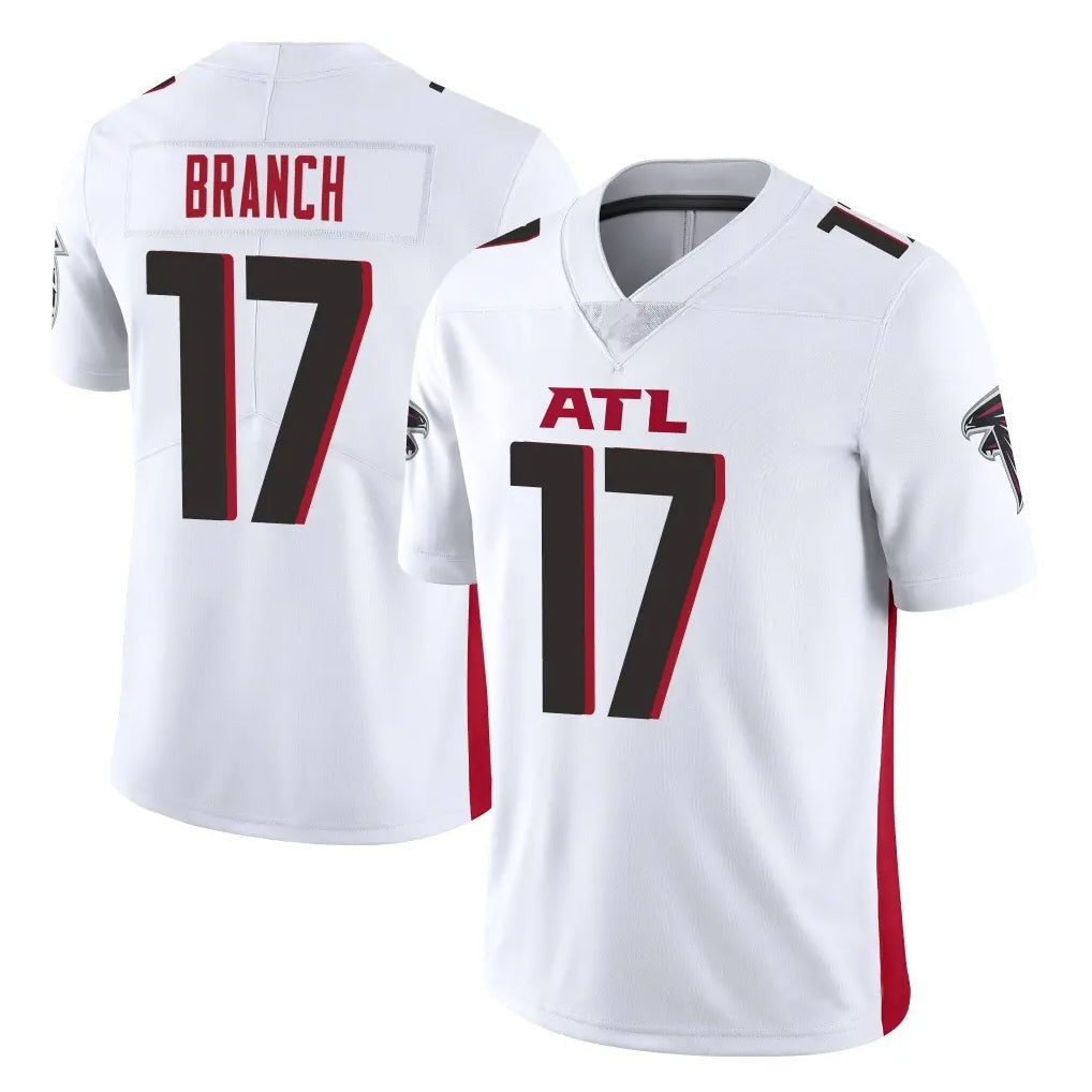 Tlead A.Falcons #17 Zachariah Branch Player White Vapor Untouchable Limited Home Game Stitched Jerseys