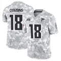 Tlead A.Falcons #18 Kirk Cousins Player Arctic Camo Salute to Service Limited Stitched Jerseys