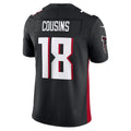 Tlead A.Falcons #18 Kirk Cousins Player Black Vapor F.U.S.E. Limited Stitched Jerseys