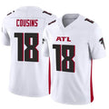 Tlead A.Falcons #18 Kirk Cousins Player Vapor F.U.S.E. Limited Whtie Stitched Jerseys