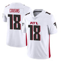 Tlead A.Falcons #18 Kirk Cousins Player White Vapor Untouchable Limited Home Game Stitched Jerseys