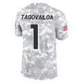 Tlead A.Falcons #1 Tua Tagovailoa Player Camo Salute to Service Limited Stitched Jerseys