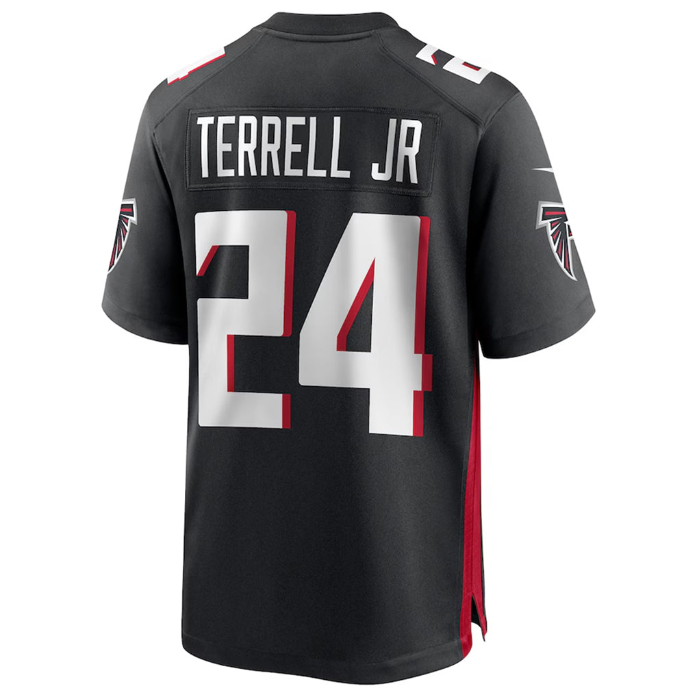 Tlead A.Falcons #24 A.J. Terrell Jr. Player Black Home Game Stitched Jerseys