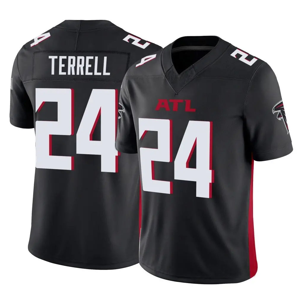 Tlead A.Falcons #24 A.J. Terrell Jr. Player Black Vapor F.U.S.E. Limited Stitched Jerseys