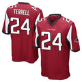Tlead A.Falcons #24 A.J. Terrell Jr. Player Red Color Vapor Home Game Stitched Jerseys