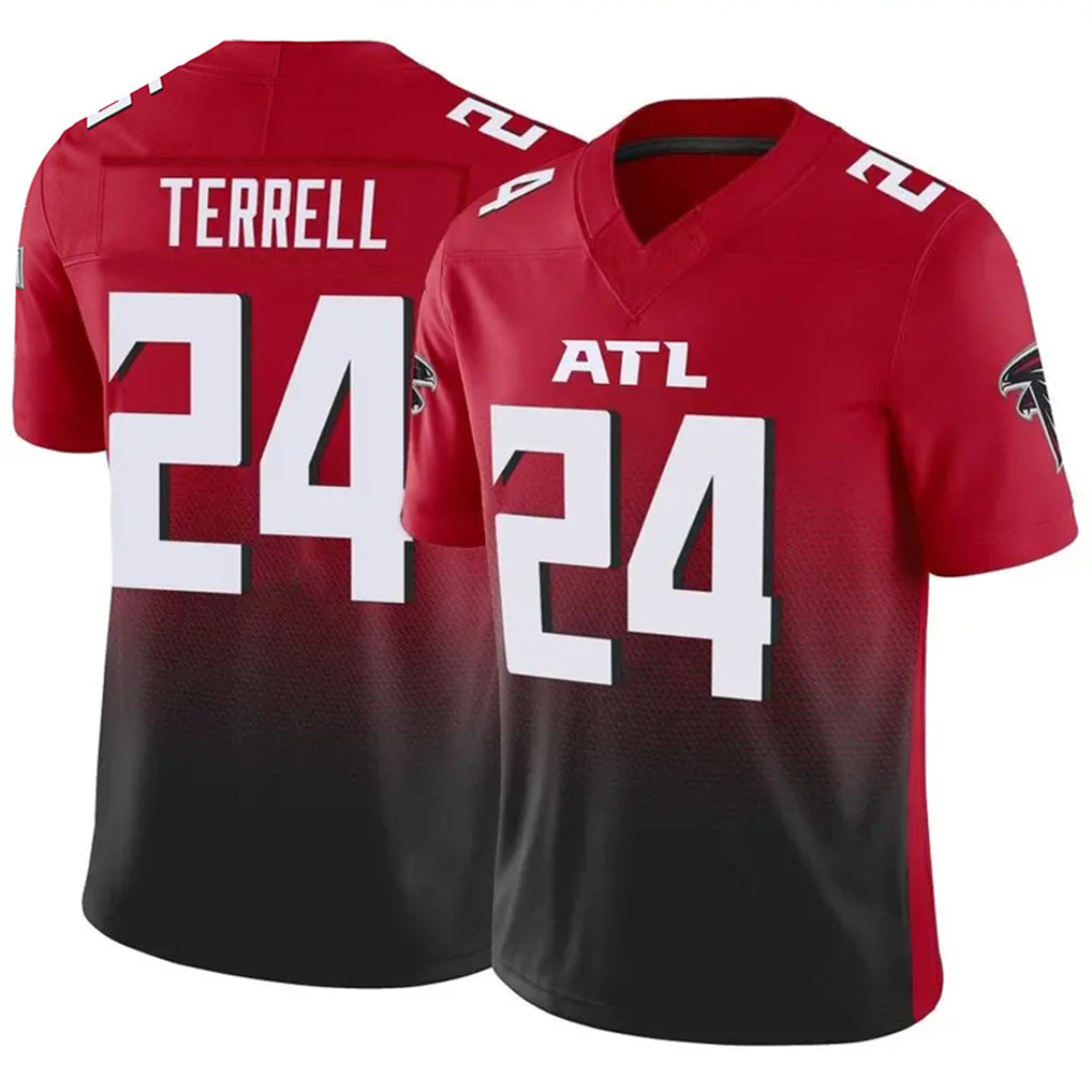 Tlead A.Falcons #24 A.J. Terrell Jr. Player Red Vapor F.U.S.E. Limited Stitched Jerseys